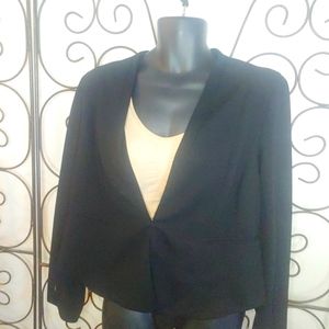 Iris basic black blazer XL
